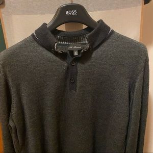 Cashmere long sleeve Polo shirt - M. Benisti